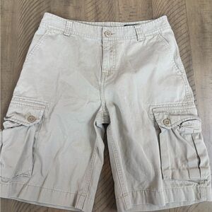 Polo by Ralph Lauren Beige Cargo Shorts boys size 14 school play summer